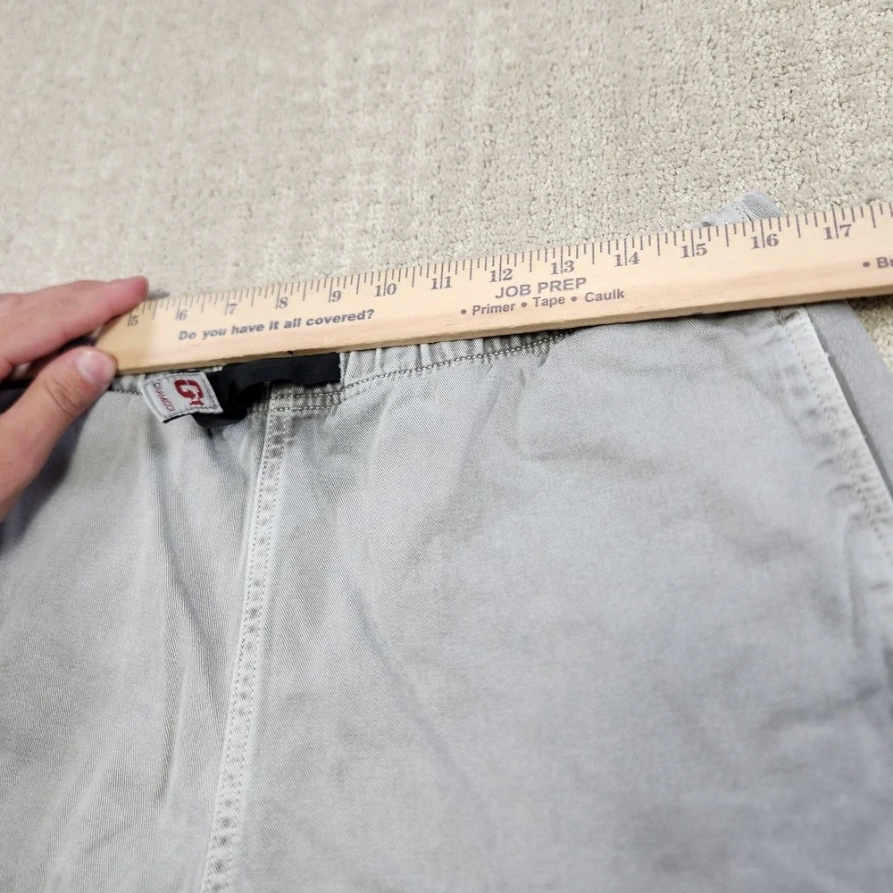 Gramicci Shorts Men Medium Vintage G Series Climber Gray Gorpcore Hiking Belted